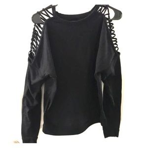 Forever 21 detailed cold shoulder top-Size M